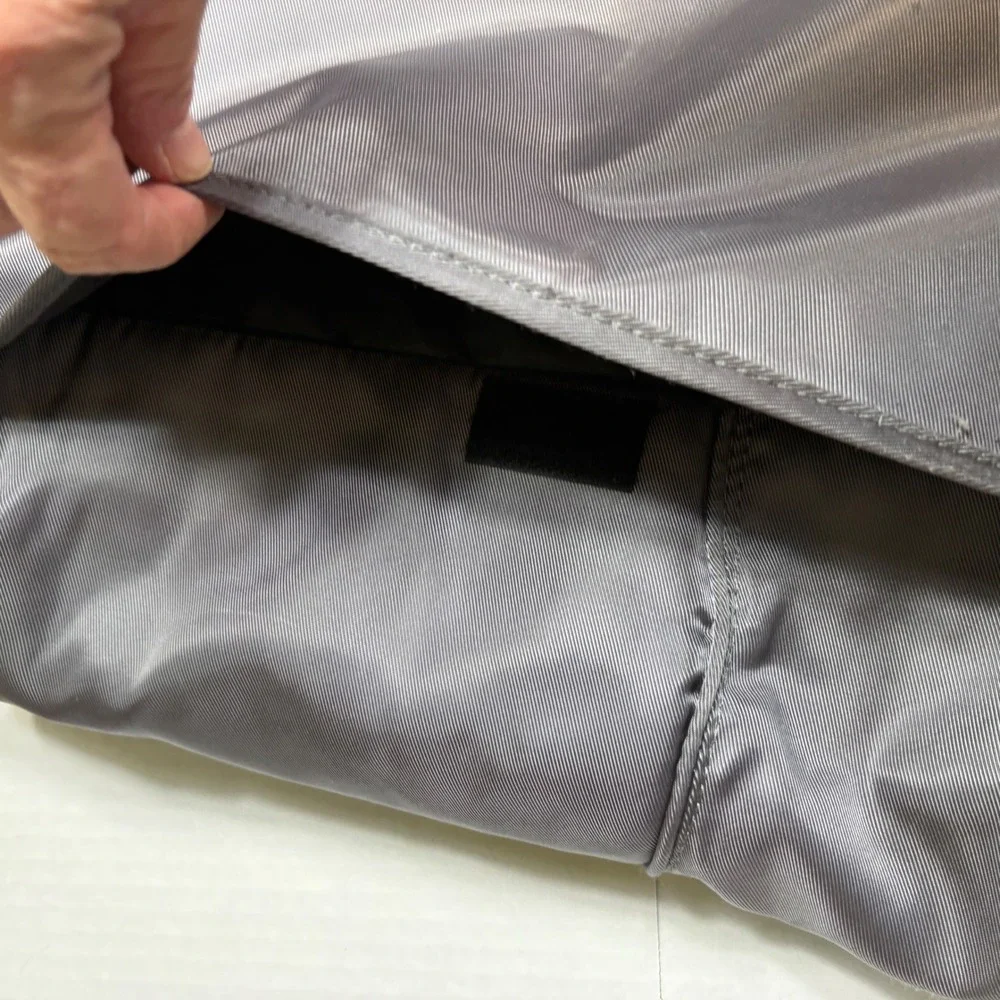 DELL Messenger Bag Men's‎ OS Gray Laptop Briefcase Tech Commuter Utility